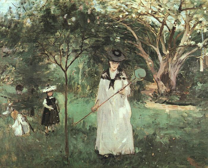 Berthe Morisot The Butterfly Chase